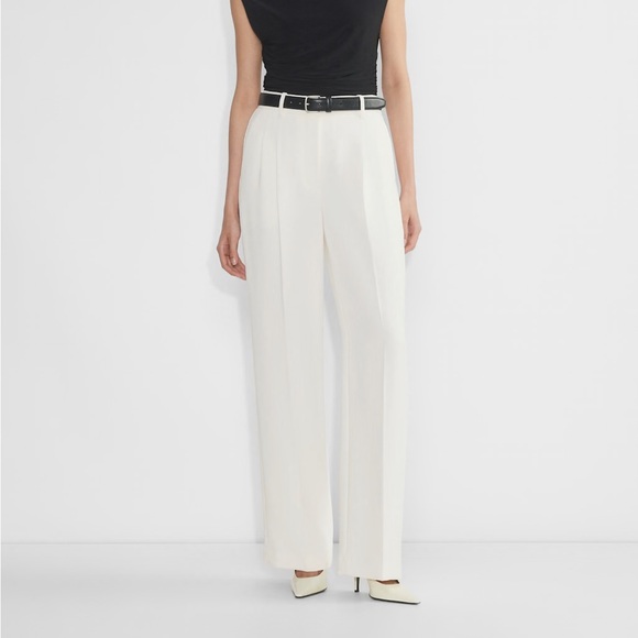 Wilfred Pants - Aritzia Wilfred Effortless Pants Light Birch